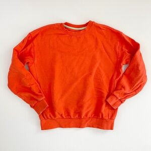 Boden poppy red crewneck sweatshirt
